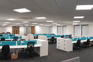 Contract Scotland commercial fit out Glasgow by CUBED Interior Projects
